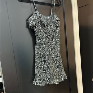 Black and White Polka Dot Dress